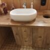 Waschbecken mit Unterbau